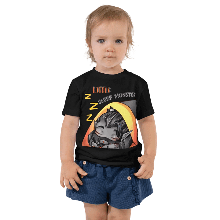 Little Sleep Monster Bella+Canvas Toddler Night Shirt product image (1)