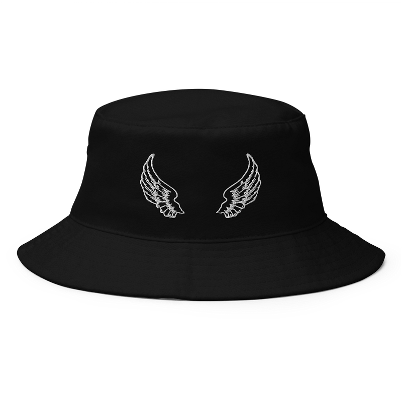 Winged Bucket Hat (White)