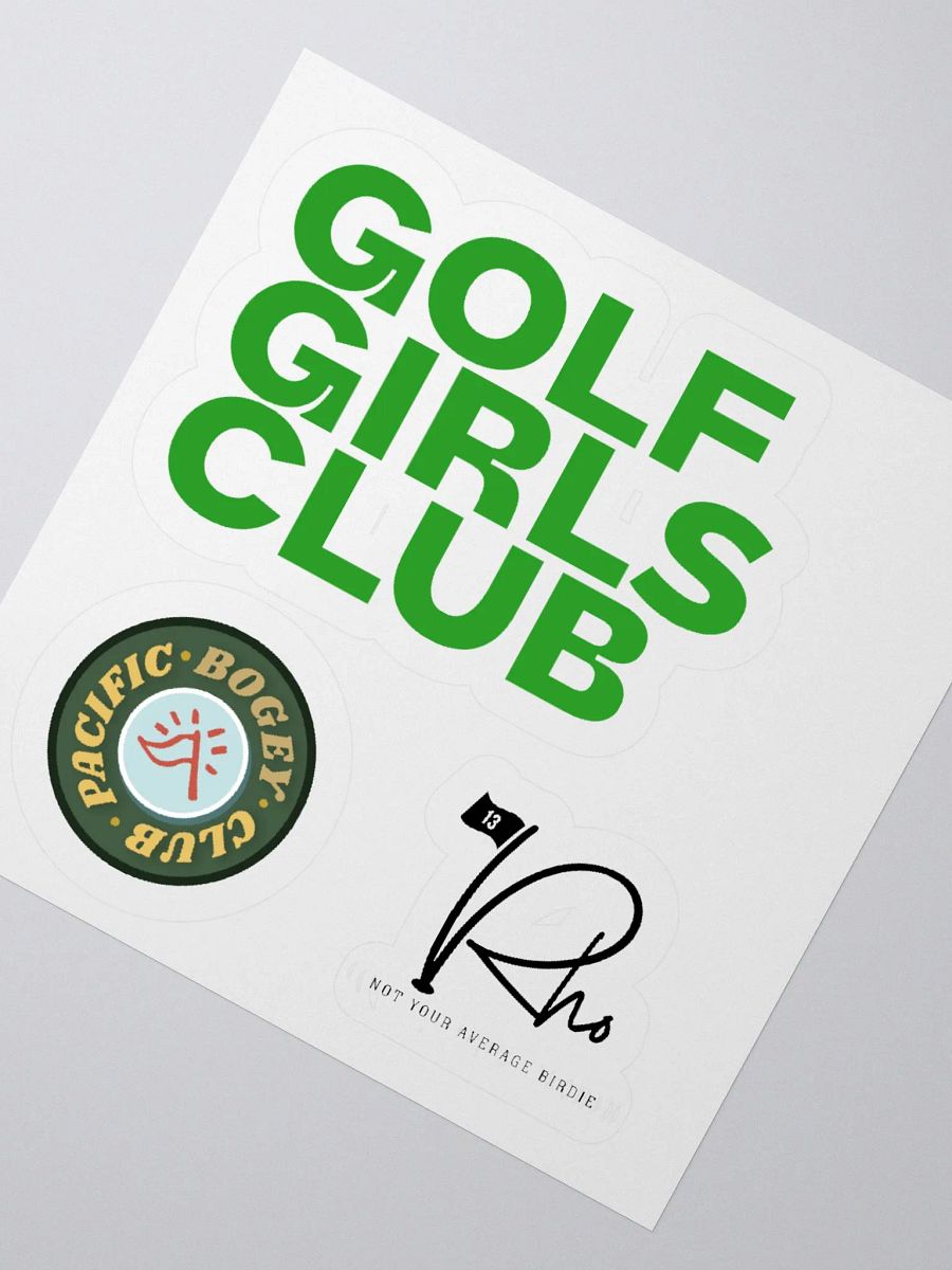 Golf Girls Club x Rho Vinyl Stickers product image (2)