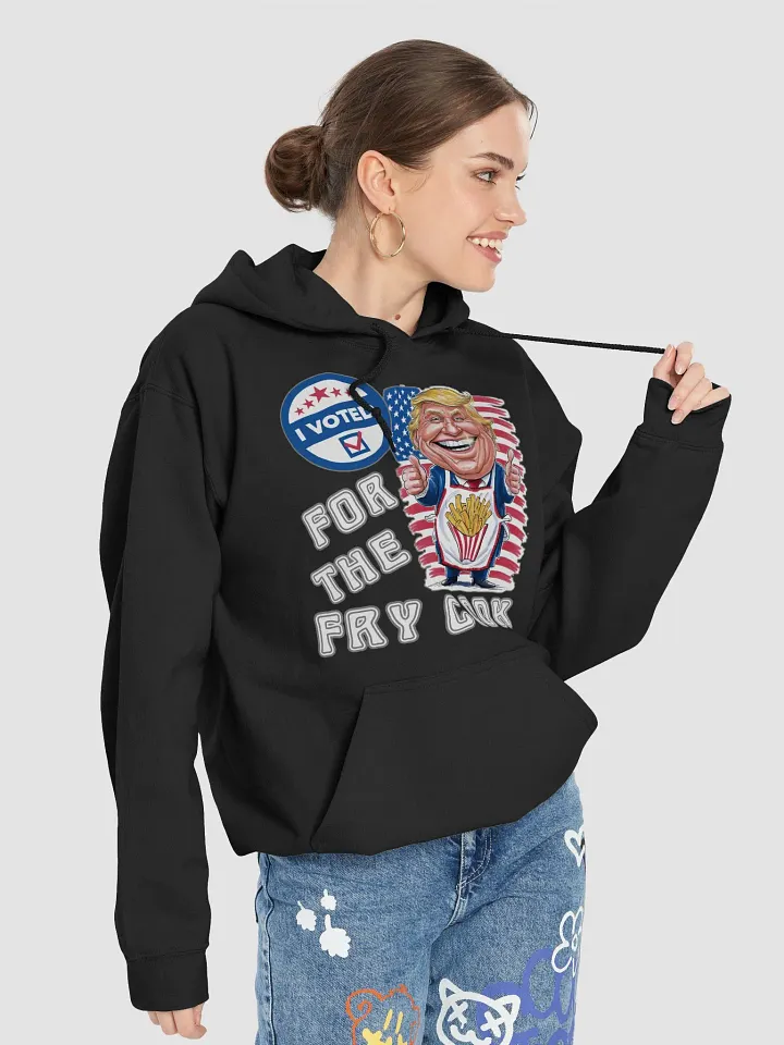 I Voted For The Fry Cook Trump USA Election Hoodie product image (2)