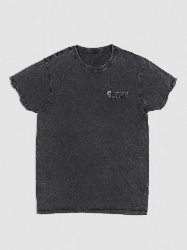 Let's Get Scared Denim Tee (Embroidered) product image (2)