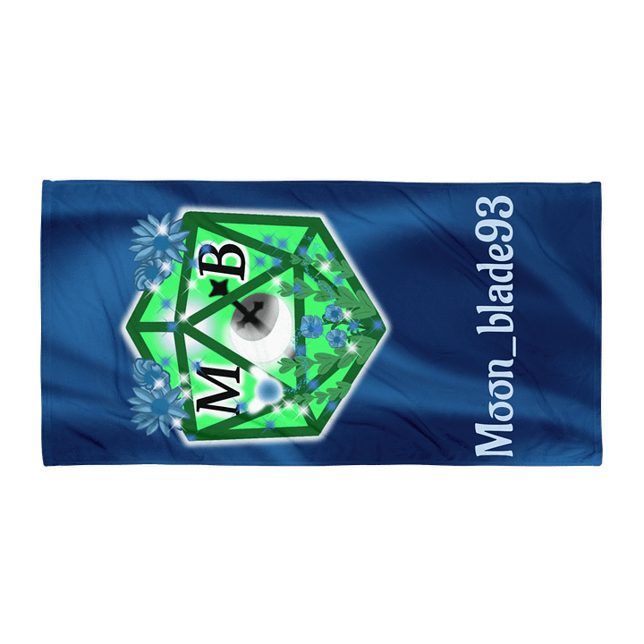 Moonblade- Spring D20 Sublimated Towel product image (1)