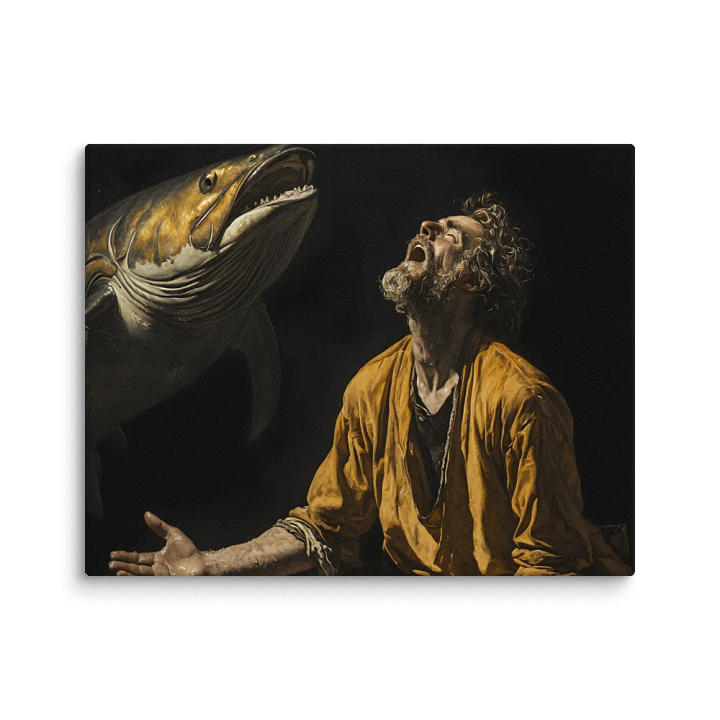 Jonah: The Prophet - Redemption in the Whale Wall Art product image (1)