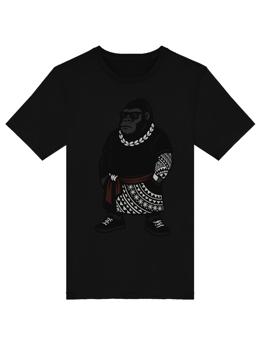 Samoan Gorilla T-Shirt – Urban Tribal Lava Lava Streetwear Design | Polynesian Island Culture Tee by ASP Apparel product image (5)