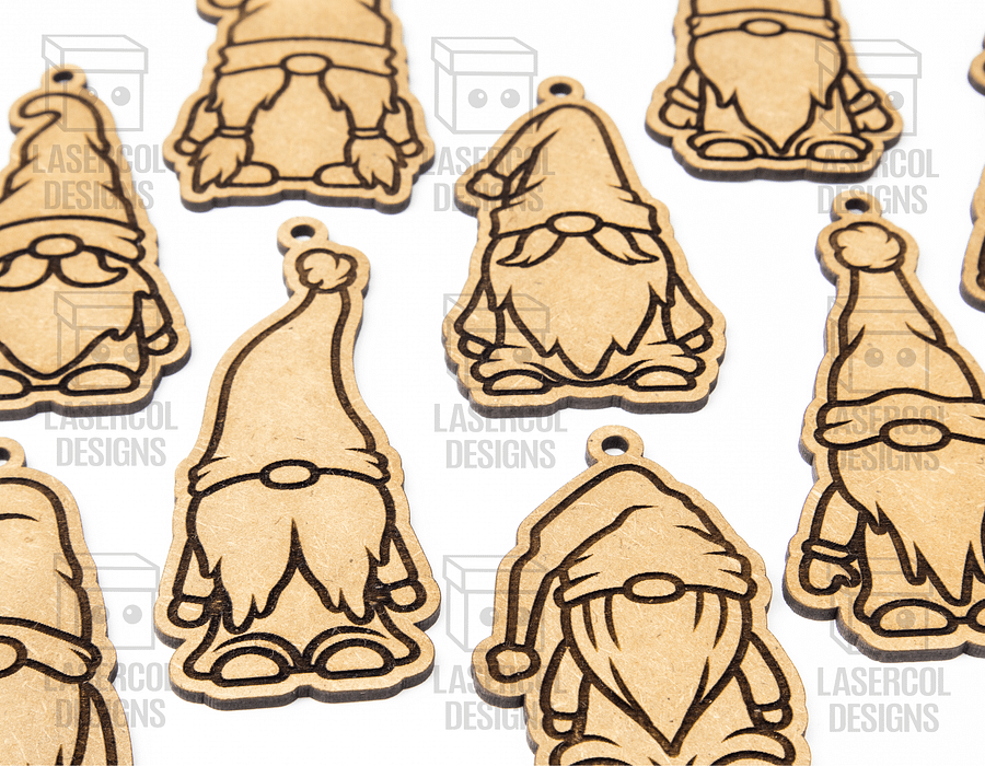 Christmas Gnomes Ornaments - Laser Cut Files product image (8)