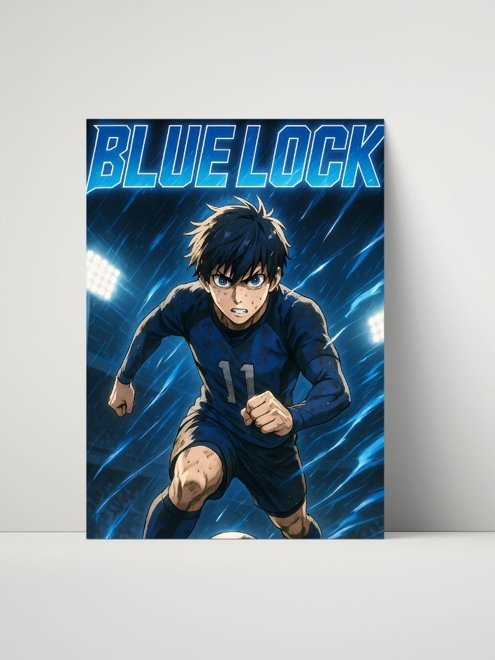 Blue Lock – Isagi Yoichi Striker's Drive 8x10 Metal Print product image (1)