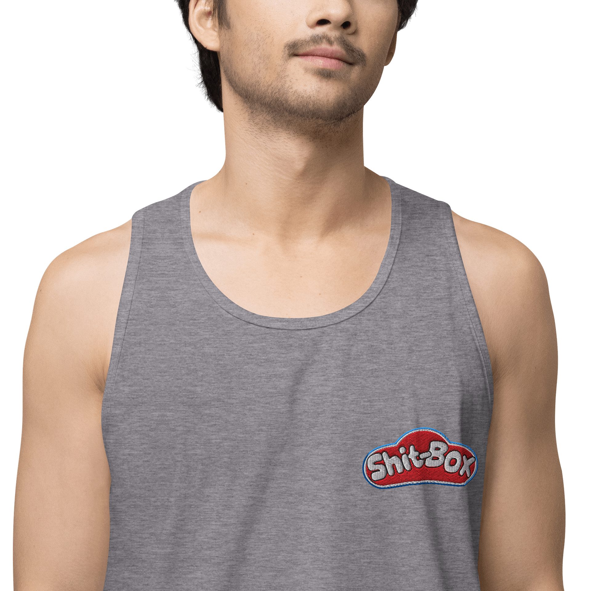SHIT-BOX UNISEX EMBROIDERED SLEEVELESS TEE product image (18)