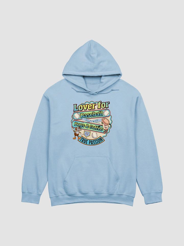 Lover for Baseball Dogs And Coffee Hoodie product image (5)