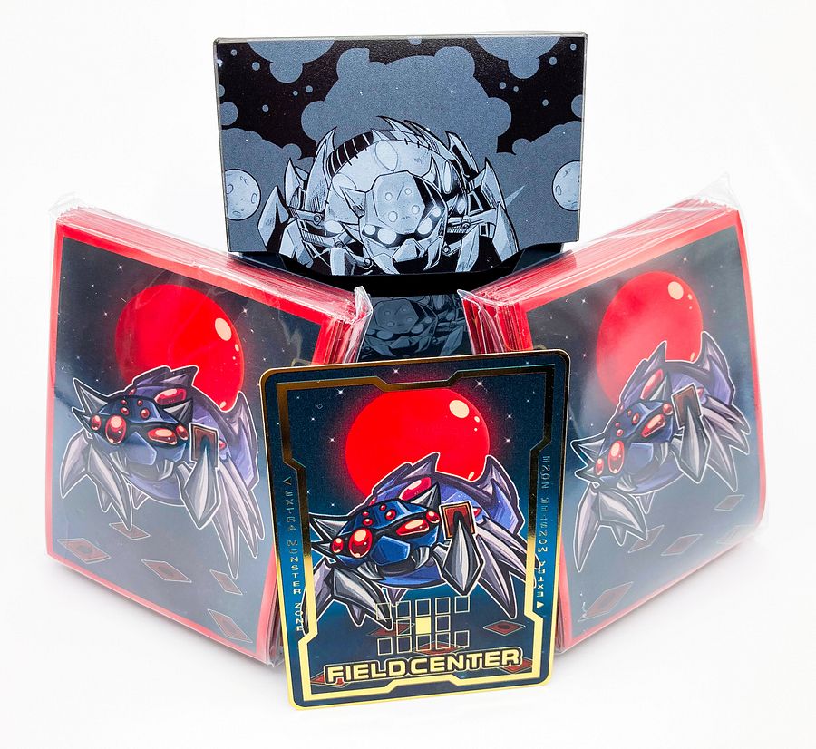 Blood Moon TCG Starter Bundle mini - 100 Sleeves, Deck Box, & Field Center product image (3)