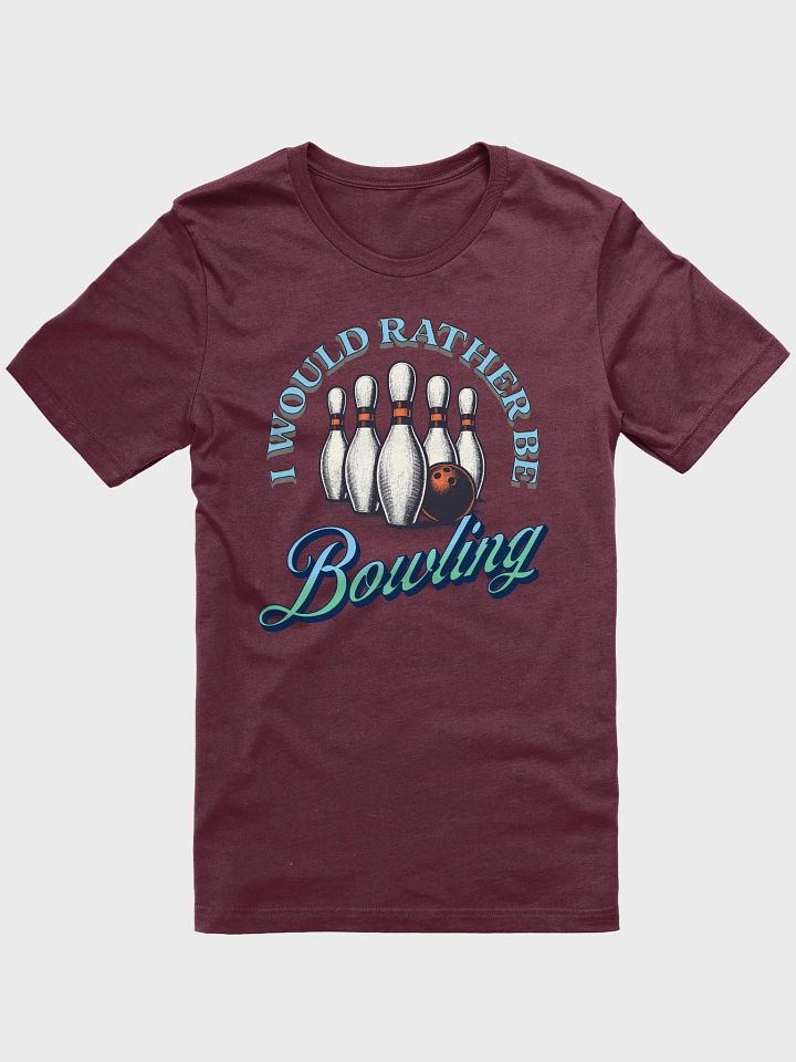 I Would Rather Be Bowling Vintage Graphic Tee product image (16)