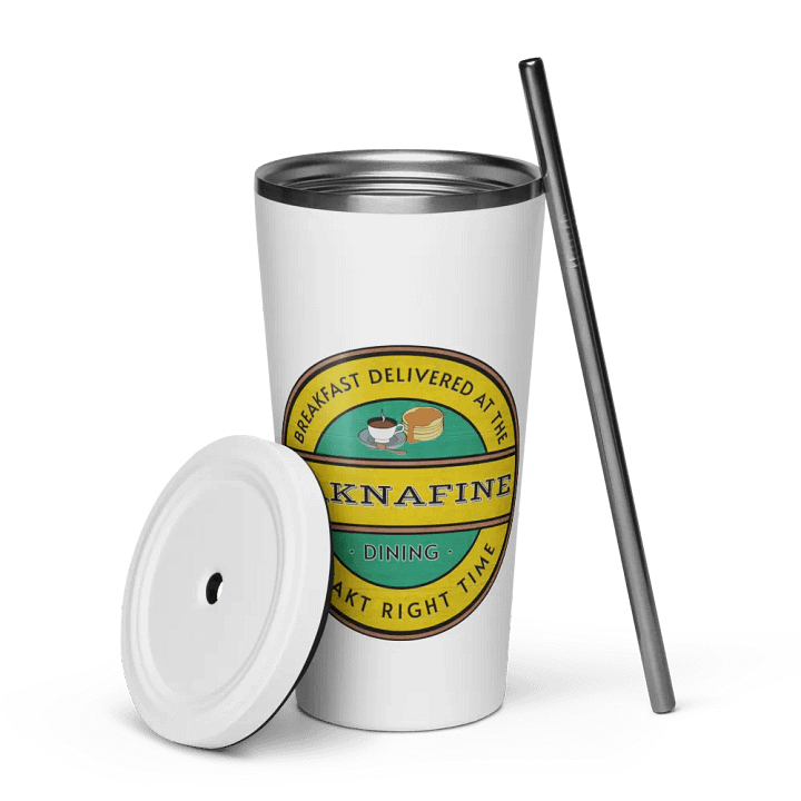 Zaknafine Dining Insulated Tumbler with a Straw product image (2)