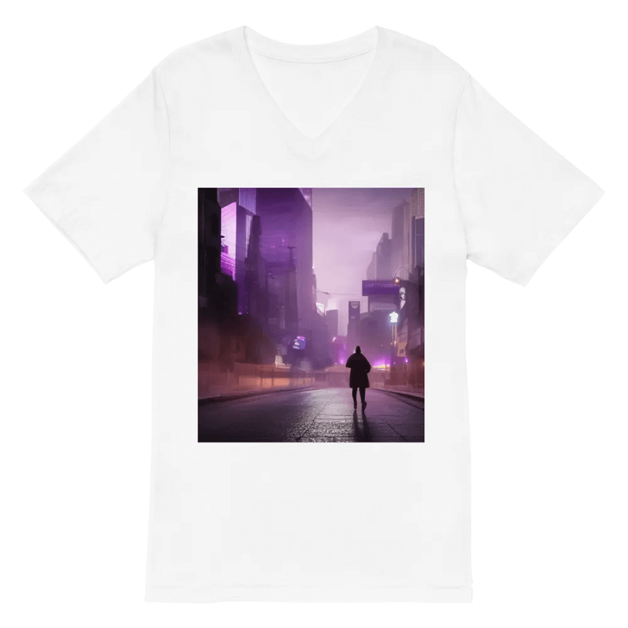 Neon Solitude V-Neck Tee product image (2)