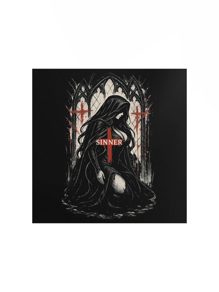 SINNER Gothic Matte Poster product image (1)