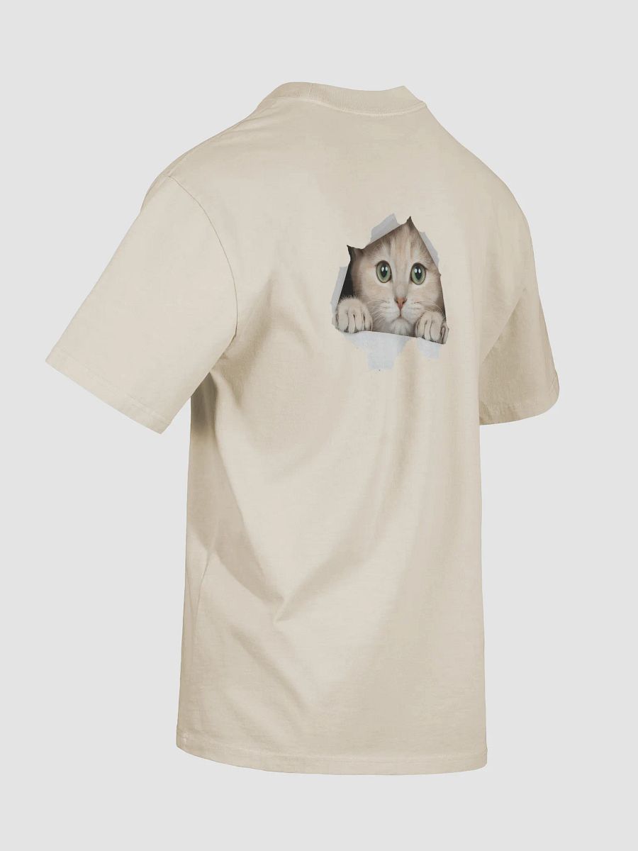 Peekaboo Kitty Oversized Faded T-Shirt product image (8)