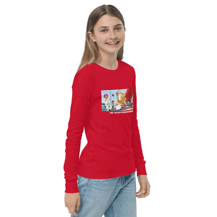 Prof. Eggtop's and Gerald youth Long Sleeve 100% cotton Tee product image (18)