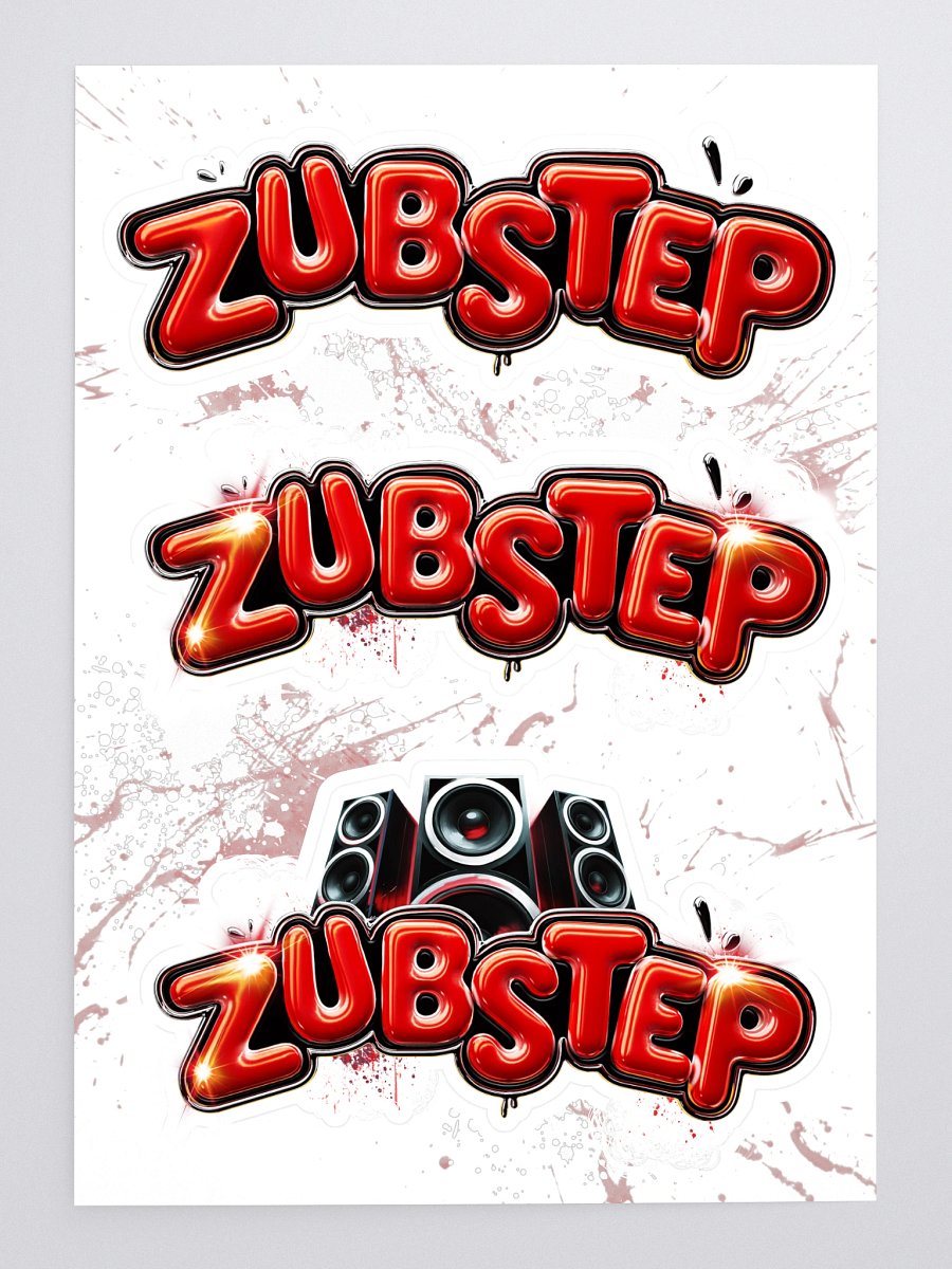 Zubstep Big 3 Stickers product image (3)
