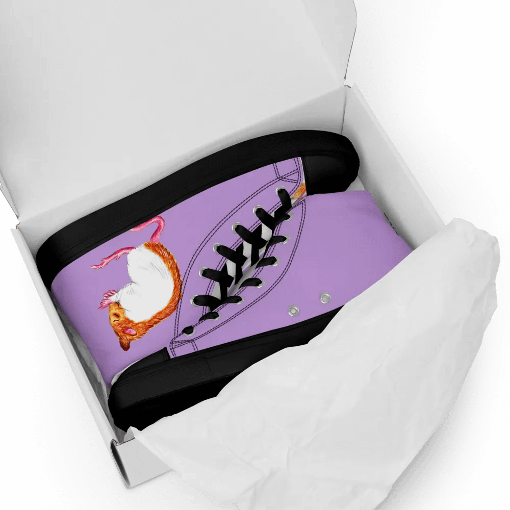 Laughing rat High top canvas shoes (womens) product image (8)