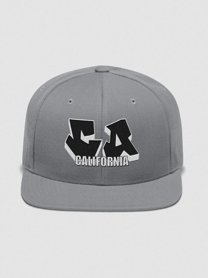 CALIFORNIA, CA, Graffiti, Yupoong Wool Blend Snapback Hat product image (1)