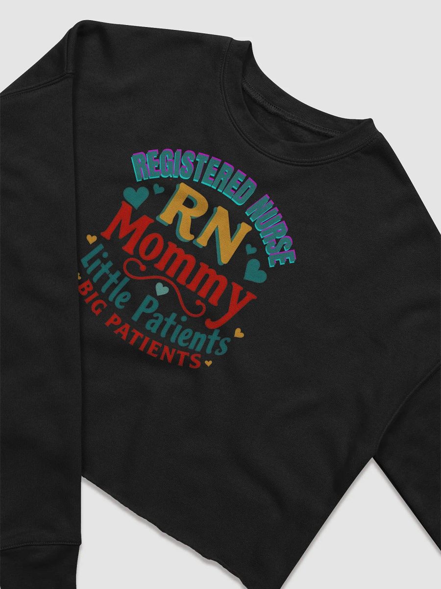 Nurse Mommy Fleece Crop Sweatshirt product image (8)