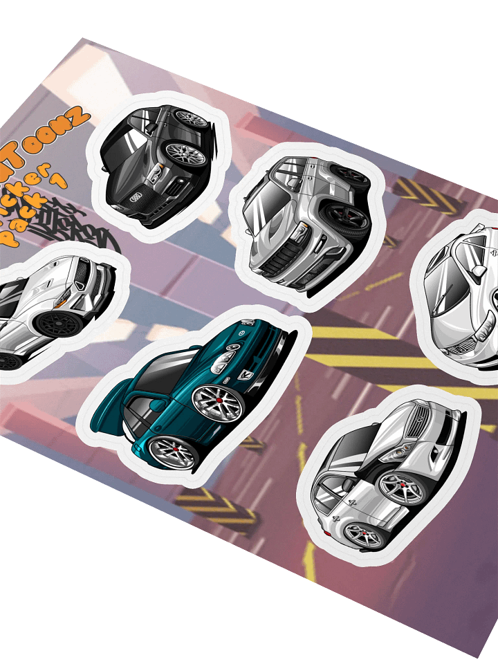Unfiltered Toonz Car Sticker Pack 1 (Indoor) product image (2)