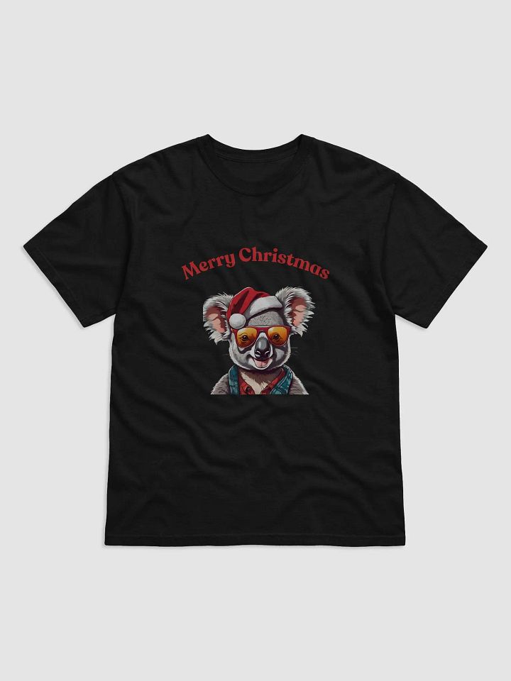 Festive Koala Merry Christmas T-Shirt - Red product image (1)