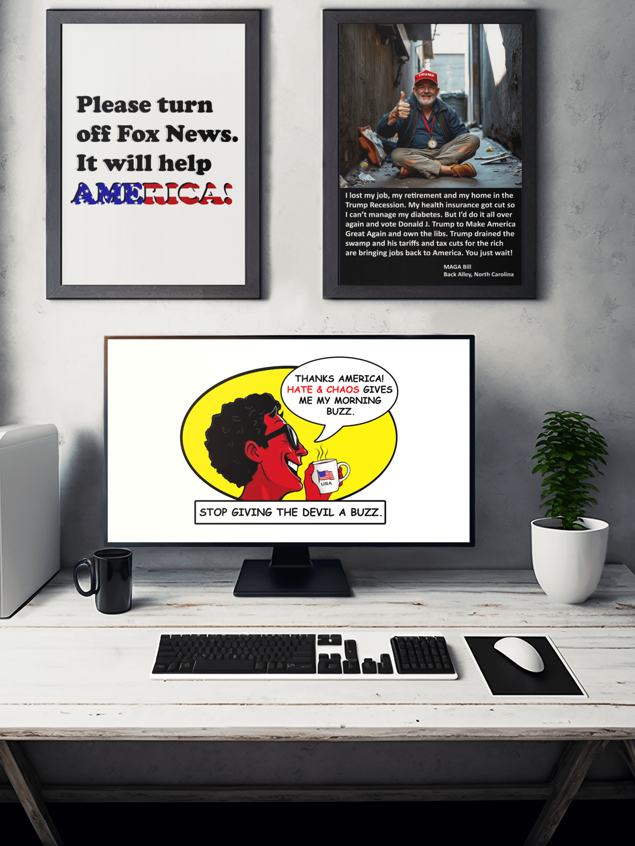America Stop Giving The Devil A Buzz - Digital Download product image (3)