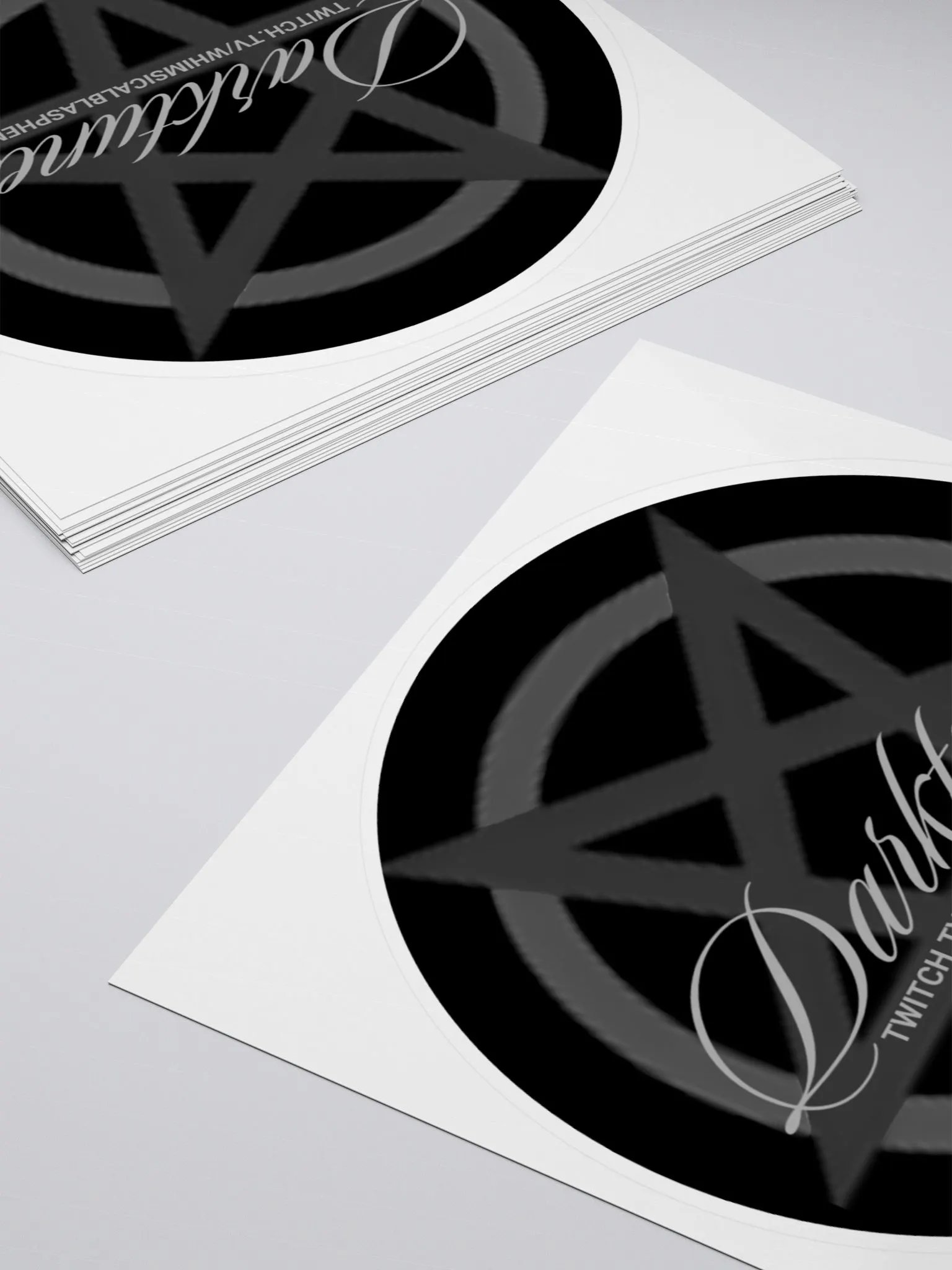 Darktunes pentagram sticker product image (4)