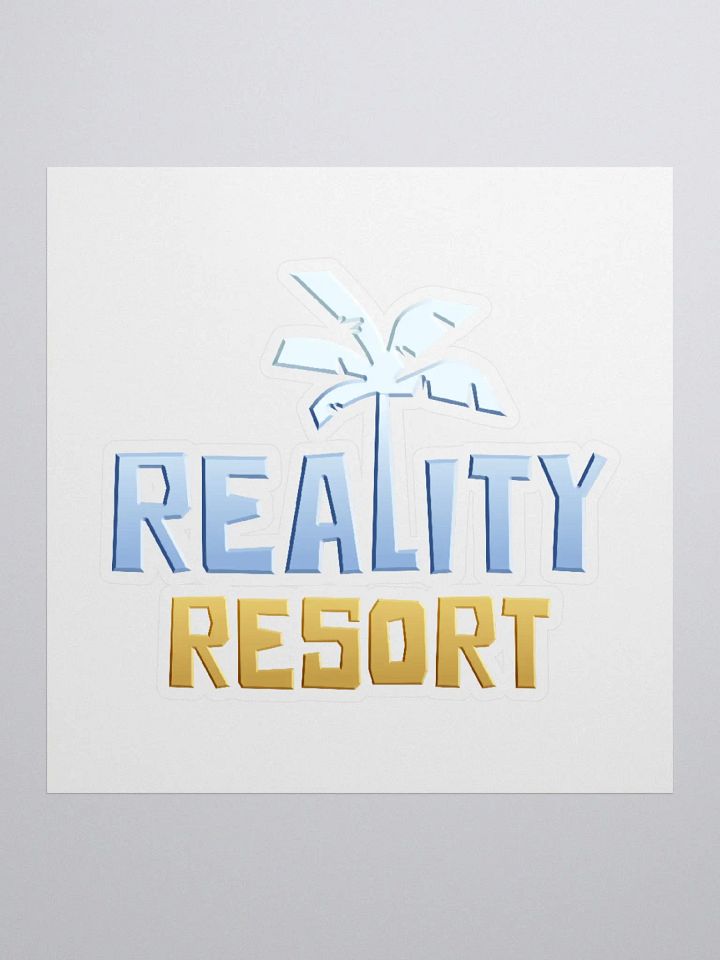 REALITY RESORT Sticker product image (1)