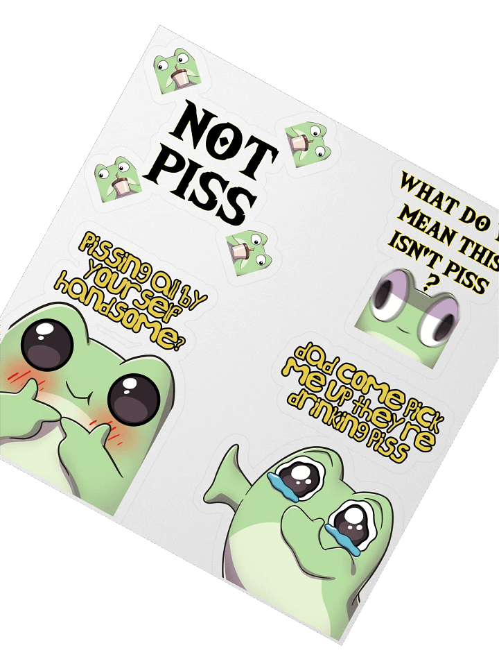 PISS STICKERS LIMITED EDITON product image (2)