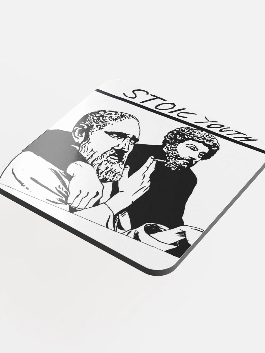 Stoic Youth Glossed Cork Coaster product image (4)