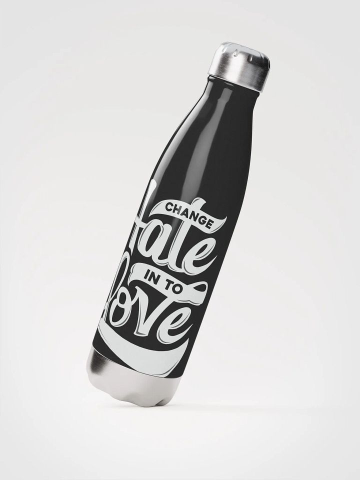 HATE->LOVE Stainless Steel Water Bottle product image (2)