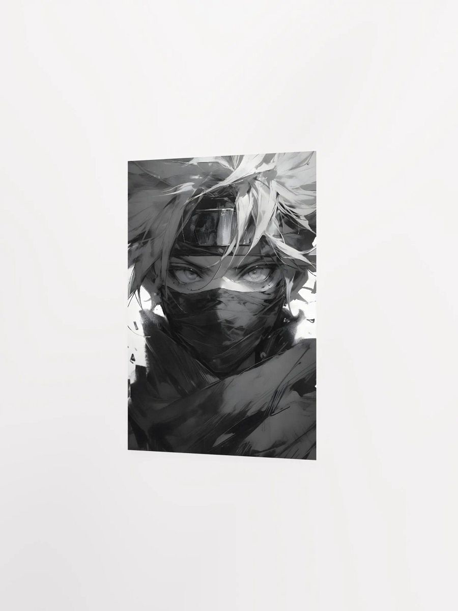 Unmasking the Shadow Warrior: A Black & White Ninja Portrait product image (15)