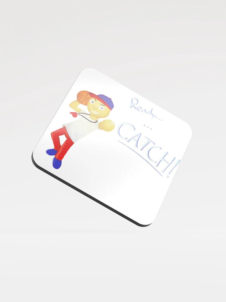 Ready... ... CATCH! Coach Dribble Cork Coaster product image (1)