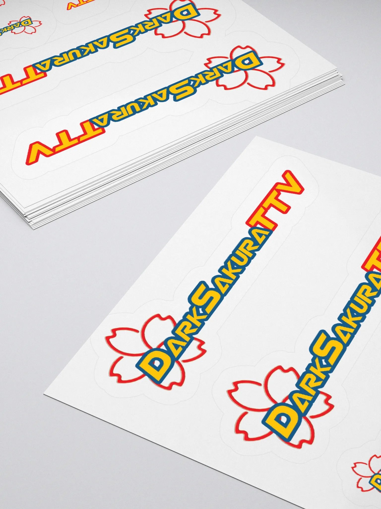 DarkSakuraTTV Kiss Cut Stickers product image (11)