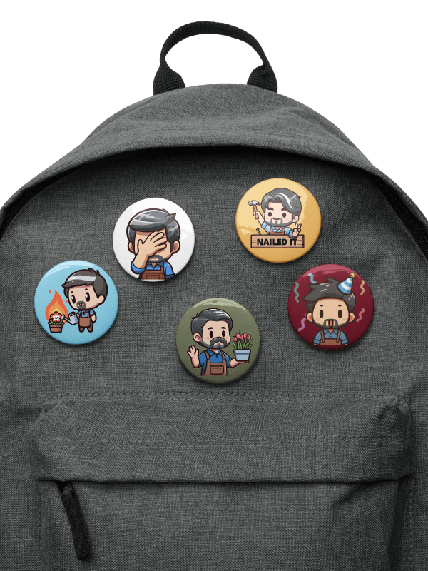 Garden with Ish Emote Badge Set product image (3)