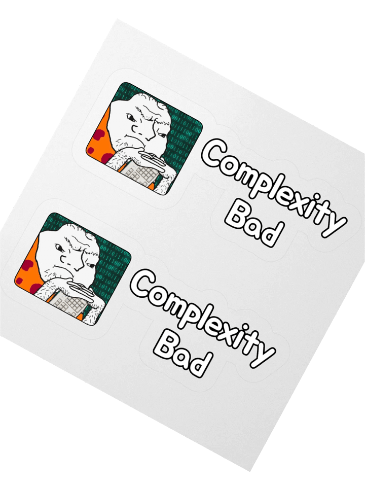 grug complexity bad sticker product image (2)