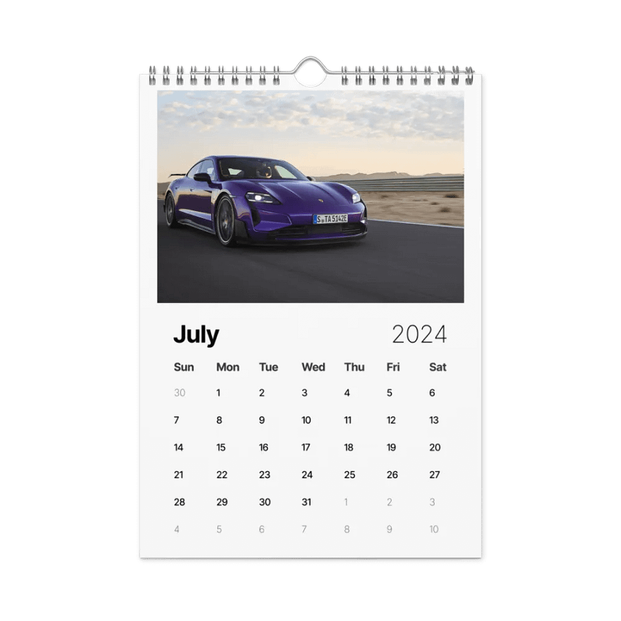Porsche Rides 2024 Wall Calendar product image (7)