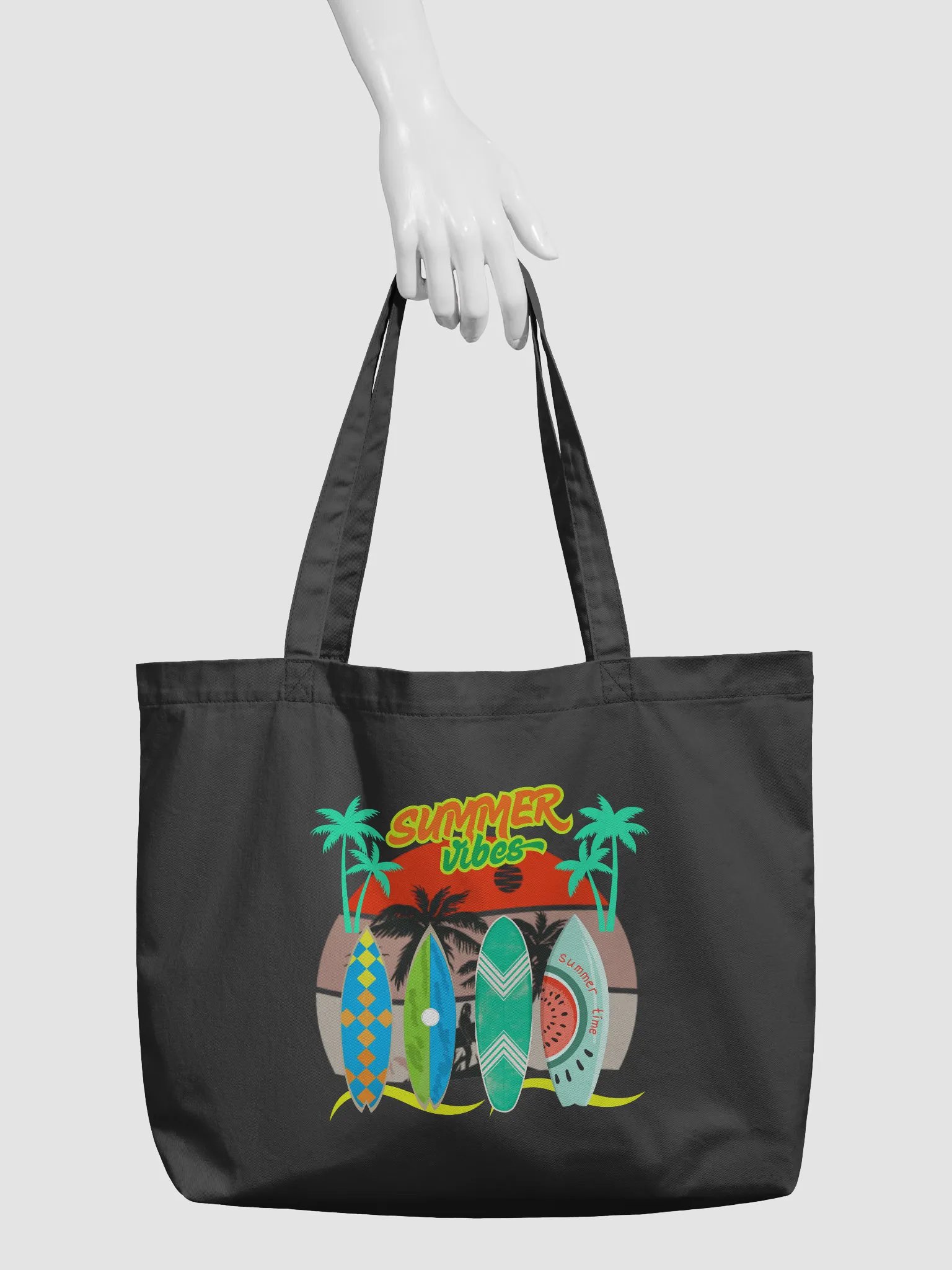 summer Vibes Eco Tote Bag gift for ladies friends mom colleagues product image (5)