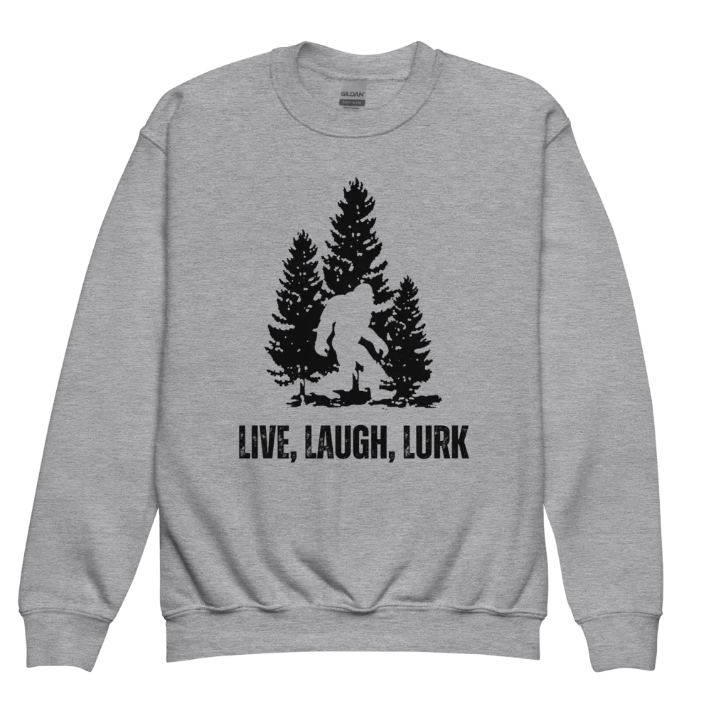 Live, Laugh, Lurk Youth Sweatshirt product image (2)