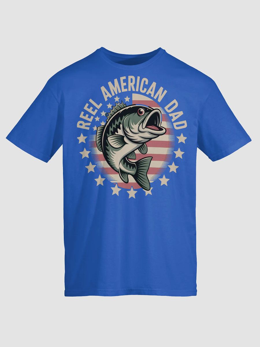 Reel American Dad Bass Fishing Tee product image (5)