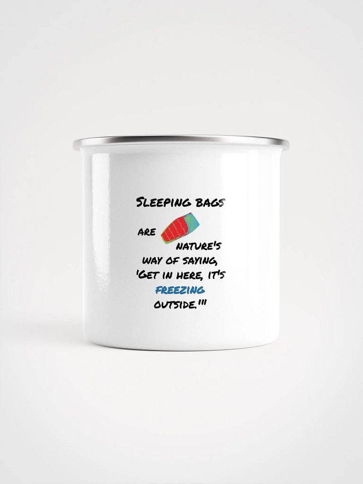 Camping - Sleeping Bags, Nature’s Way. Arctic Chill Enamel Mug product image (2)