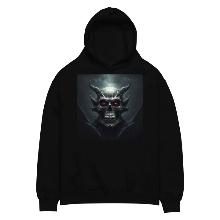 Demonic Horns Oversized Hoodie product image (2)