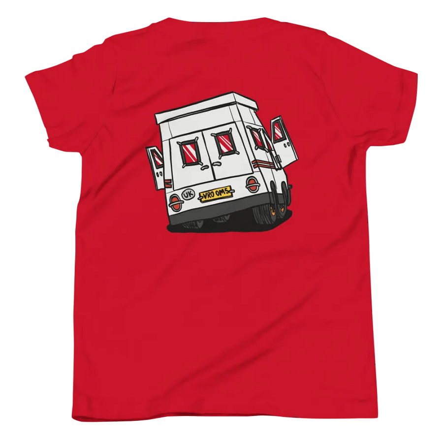 Wheelie Yellow Driving Youth T (front and back print!) product image (42)