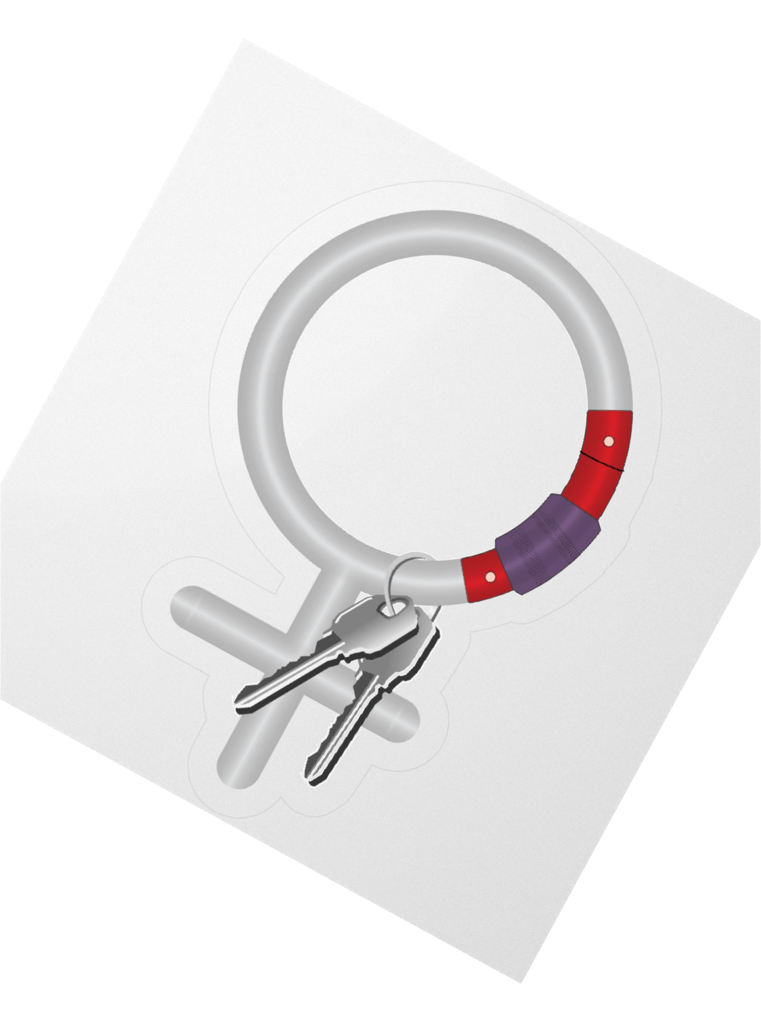 Female Symbol Carabiner Sticker product image (6)