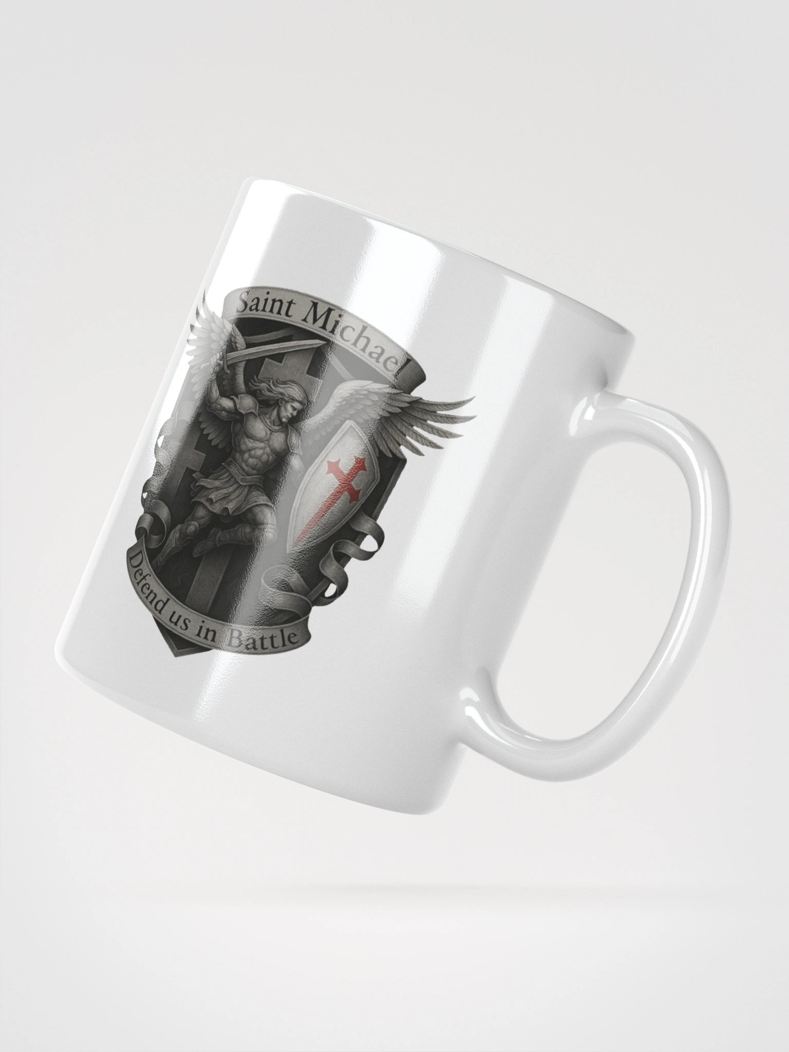 St Michael Defend Us In Battle Mug product image (5)