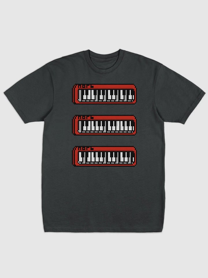 Intro Keyboards Tshirt (Dark Gray) product image (1)