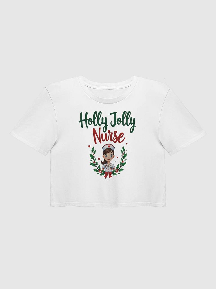 Holly Jolly Nurse Women's Crop Top product image (4)
