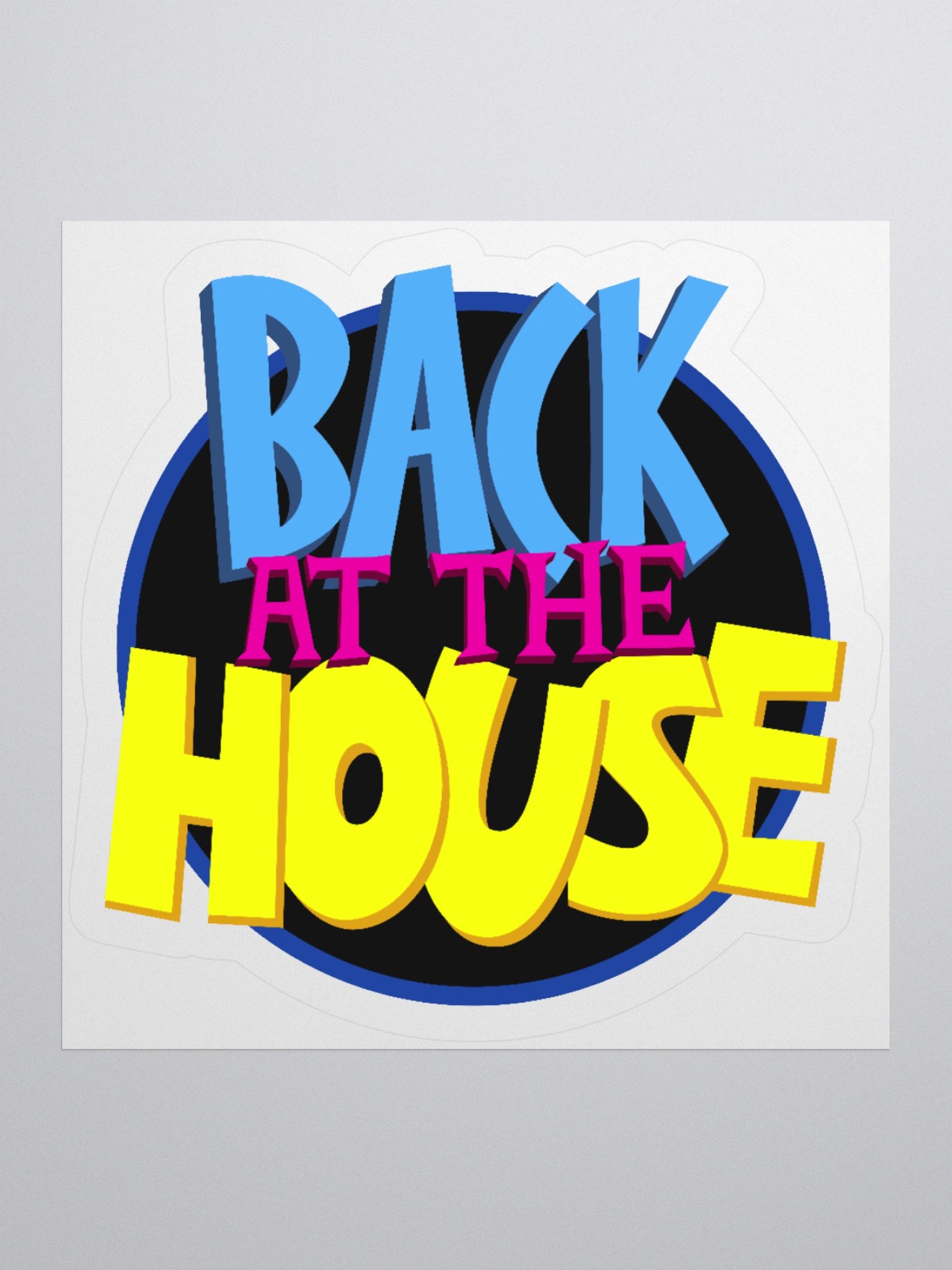 Back at the House Sticker product image (3)