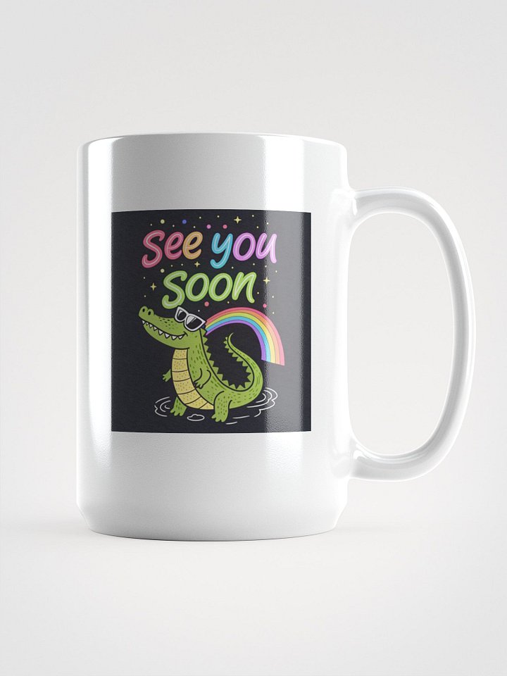 Alligator Vibes White Glossy Mug product image (1)