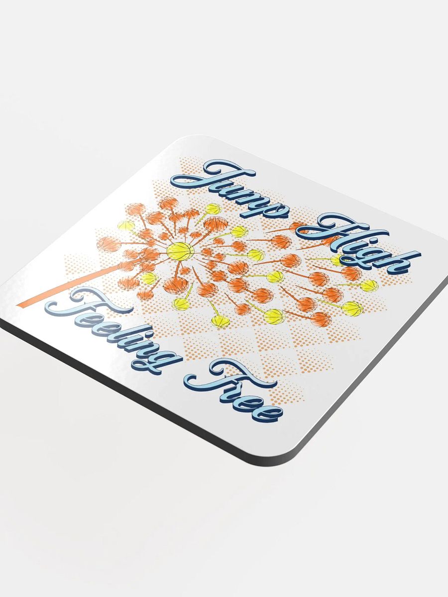 Dandelion Basketball Jump High Feeling Free Airborne Coasters product image (4)
